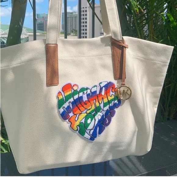 Michael Kors canvas tote - Picture 2 of 15